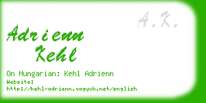 adrienn kehl business card